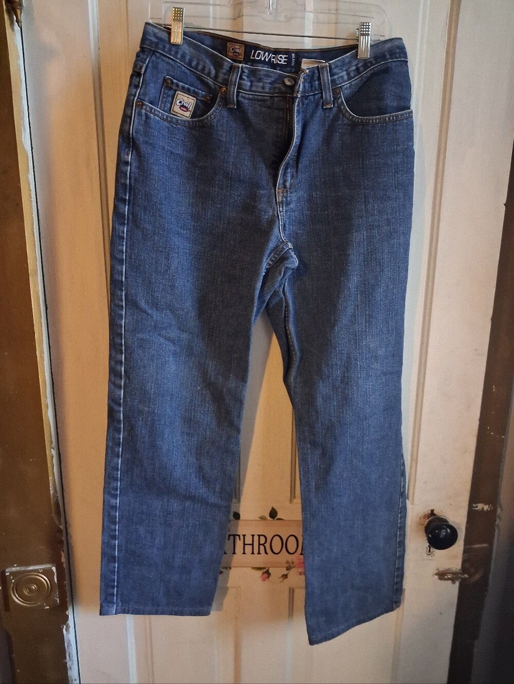 CRUEL GIRL LOW RISE, RELAXED Straight LEG WOMENS Jeans , SIZE 13